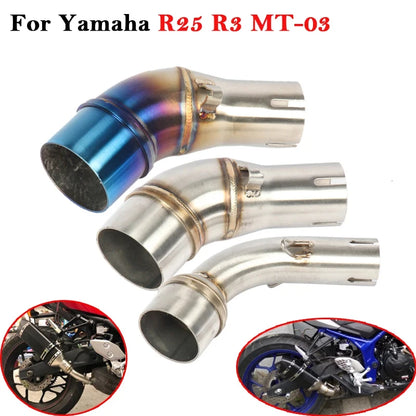 Yamaha YZF R25/R3 & MT-03 Slip-On Exhaust System – 51mm Middle Link Pipe