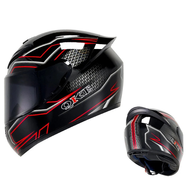 DOT Unisex Motorcycle Full Helmet – Reliable Safety for All-Season Riding