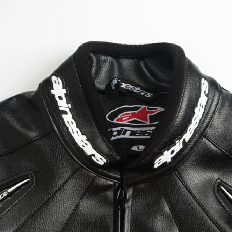 Alpinestars Leather Motorcycle Jacket – Iconic Protection and Style