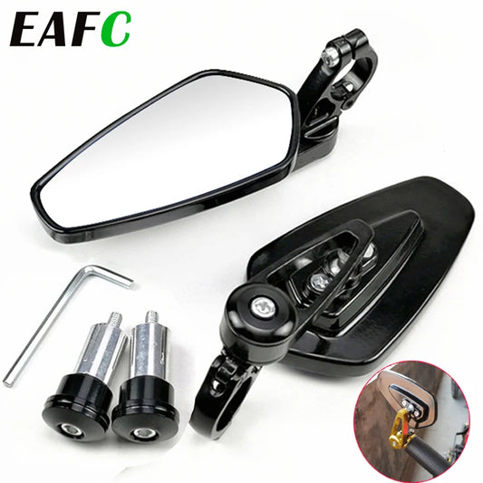 MOTORCYCLE BAR END MIRRORS – UNIVERSAL DESIGN FOR STYLE AND SAFETY