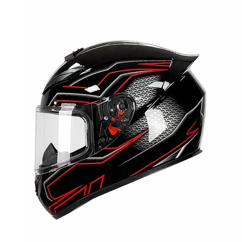 DOT Unisex Motorcycle Full Helmet – Reliable Safety for All-Season Riding