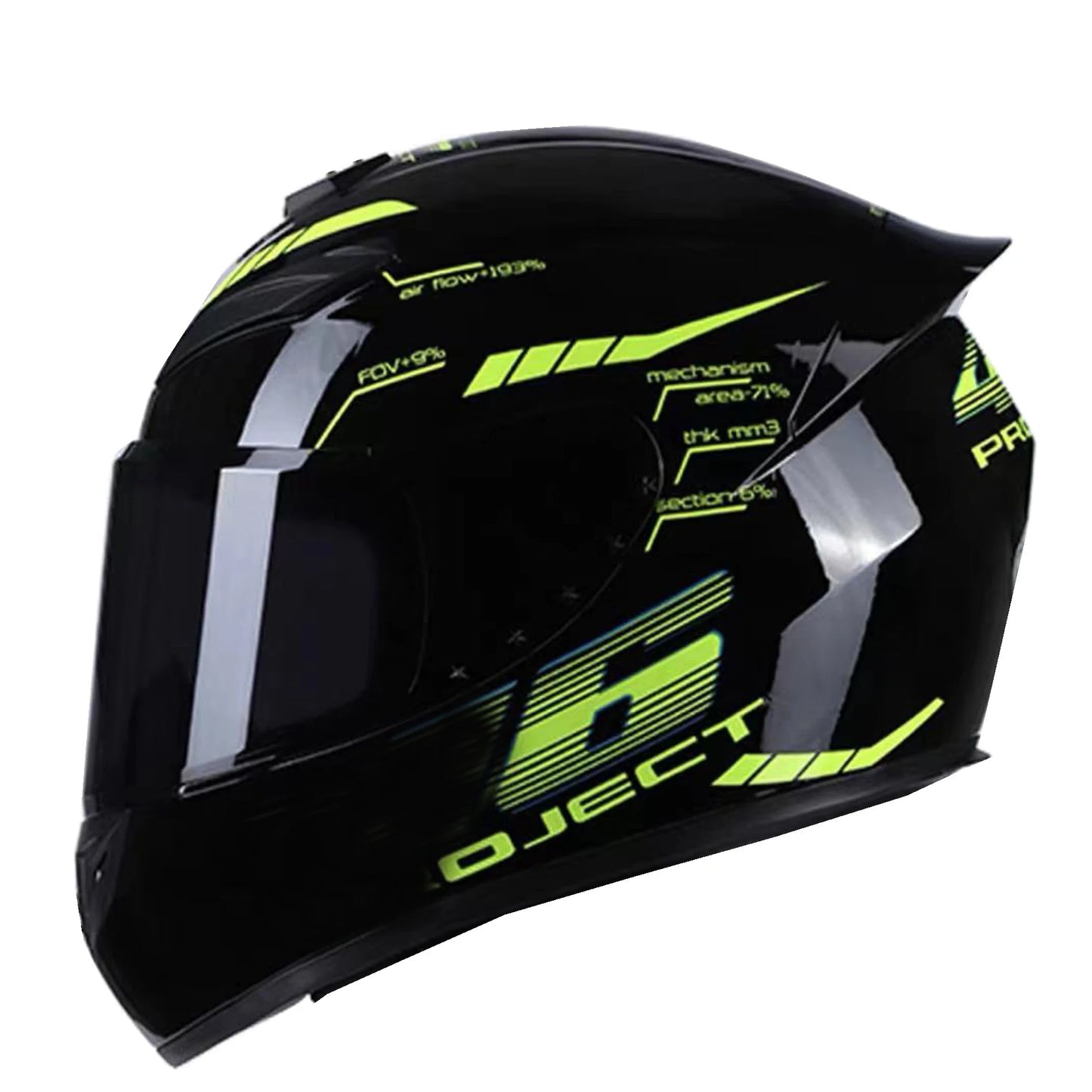 DOT Unisex Motorcycle Full Helmet – Reliable Safety for All-Season Riding