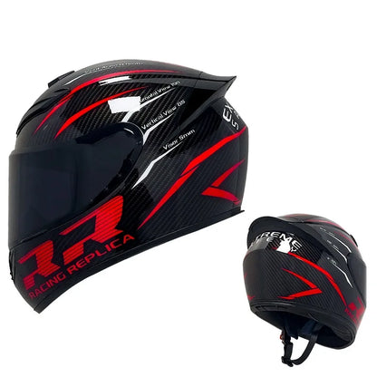 DOT Unisex Motorcycle Full Helmet – Reliable Safety for All-Season Riding