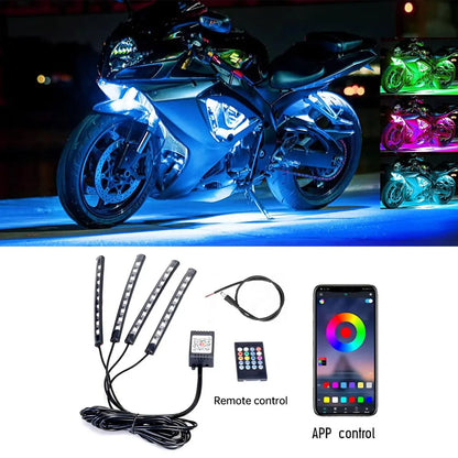 12V MOTORCYCLE LED STRIP – MULTI-COLOR UNDERGLOW WITH SOUND CONTROL