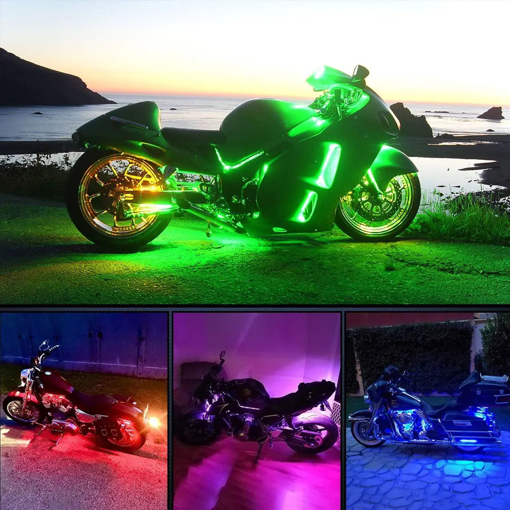 12V MOTORCYCLE LED STRIP – MULTI-COLOR UNDERGLOW WITH SOUND CONTROL