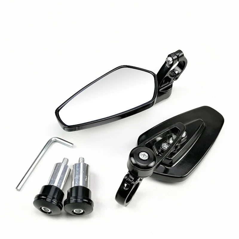 MOTORCYCLE BAR END MIRRORS – UNIVERSAL DESIGN FOR STYLE AND SAFETY